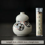 Zenith Censer Mini “Fortune” Coil Incense Burner Set - Ceramic Altar Dish with Artisan Incense | For Desk Meditation, Zen Decor & Gift