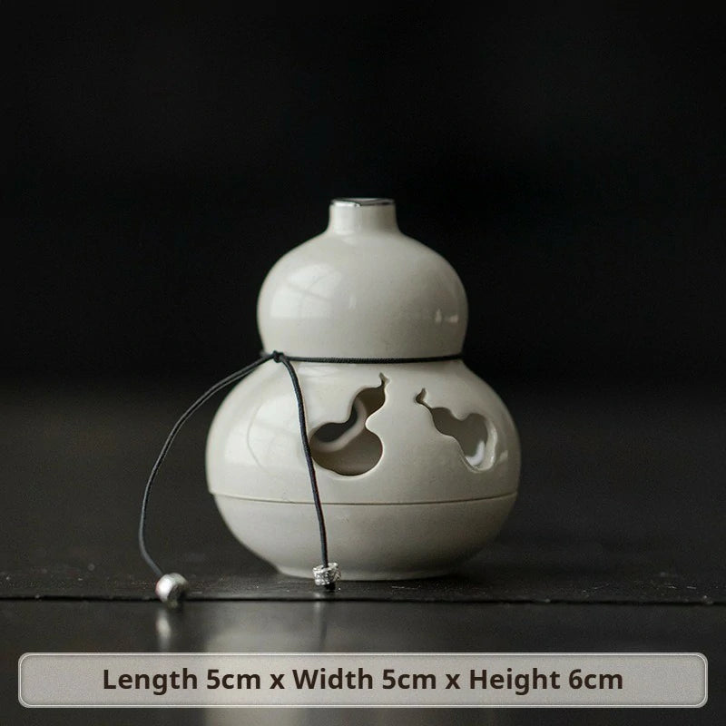 Zenith Censer Mini “Fortune” Coil Incense Burner Set - Ceramic Altar Dish with Artisan Incense | For Desk Meditation, Zen Decor & Gift