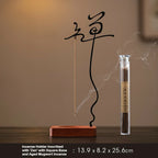 Zenith Inversion Collection: Upside-Down Metal Incense Holder | Zen Meditation Altar Piece for Home & Tea Table