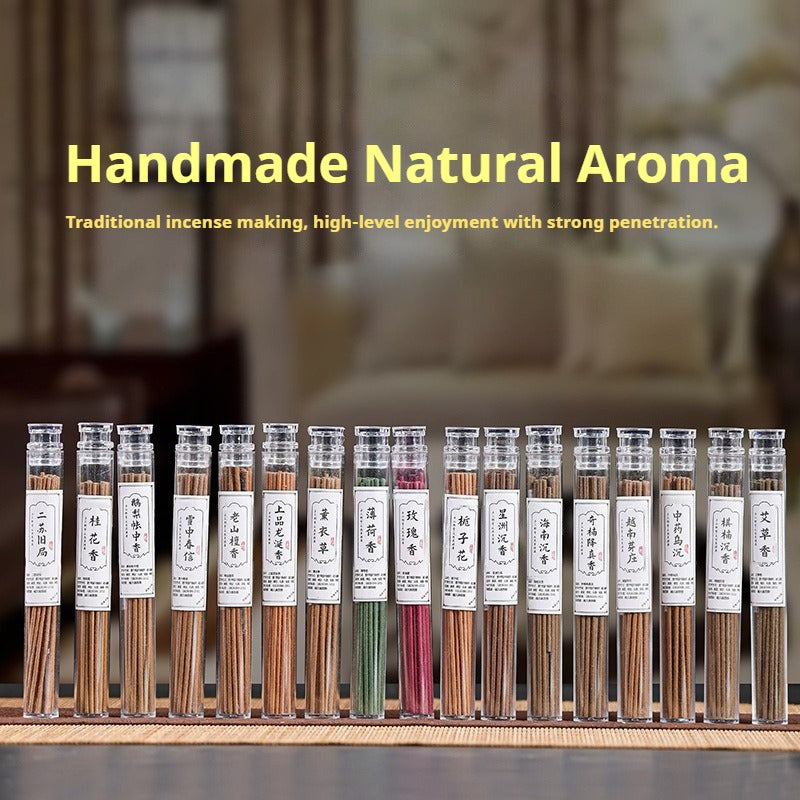 Artisan Incense Sticks Sampler Set | 15 Scents for Meditation & Ritual | Handmade Short Incense (10.5cm) - Zenith Censer