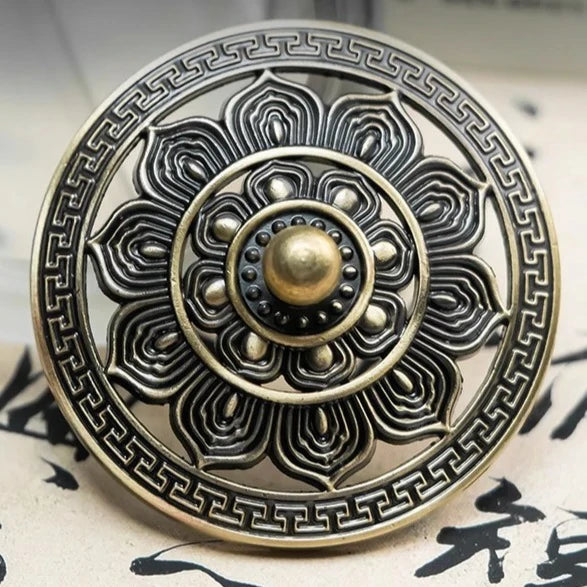 Hand-Blown Glass Incense Burner with Ink Wash Pattern | Coil & Powder Incense Holder for Meditation, Tea Ceremony | Zenith Censer