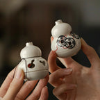 Zenith Censer Mini “Fortune” Coil Incense Burner Set - Ceramic Altar Dish with Artisan Incense | For Desk Meditation, Zen Decor & Gift