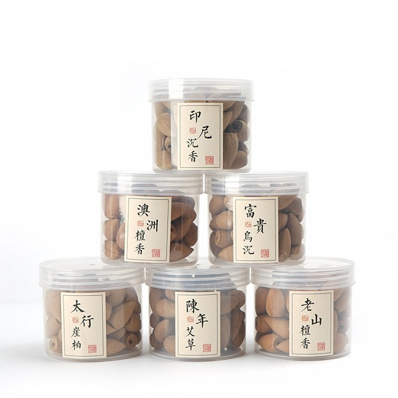 Artisan Reverse Flow Incense Cones Set | Sandalwood, Agarwood & More for Meditation & Space Clearing | Zenith Censer