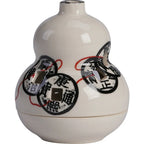 Zenith Censer Mini “Fortune” Coil Incense Burner Set - Ceramic Altar Dish with Artisan Incense | For Desk Meditation, Zen Decor & Gift