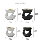 Modern Handheld Resin Hanging Censer | Minimalist Incense Burner for Meditation & Home Altar | Zenith Censer