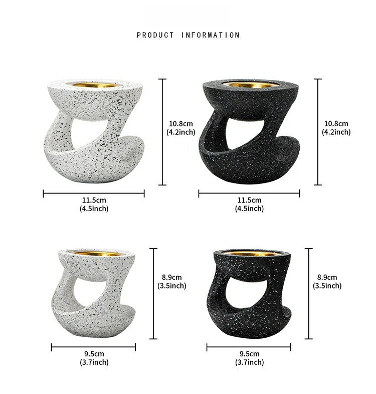 Modern Handheld Resin Hanging Censer | Minimalist Incense Burner for Meditation & Home Altar | Zenith Censer