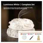 Nine-Tailed Fox Glass Incense Burner Set | Hand-blown Glass Censer for Sticks & Cones | Zenith Censer