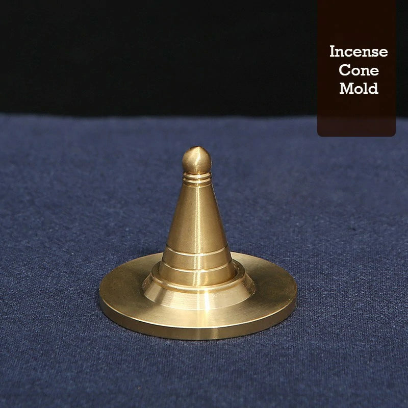 Complete Brass Incense Ritual Set | 11-Piece Artisan Tools (Incense Scoop, Ash Press, Censer) for Meditation & Zen | Zenith Censer