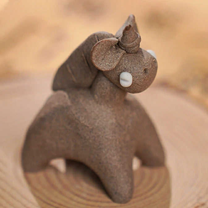 Hand-Carved Ceramic Animal Incense Holders & Tea Pets | Zen Meditation Desk Decor, Spiritual Gift | Zenith Censer