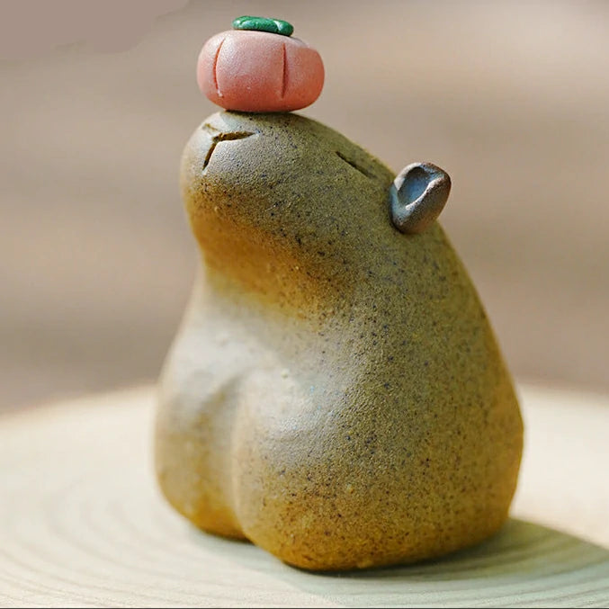 Hand-Carved Ceramic Animal Incense Holders & Tea Pets | Zen Meditation Desk Decor, Spiritual Gift | Zenith Censer