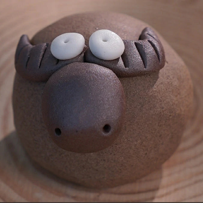 Hand-Carved Ceramic Animal Incense Holders & Tea Pets | Zen Meditation Desk Decor, Spiritual Gift | Zenith Censer