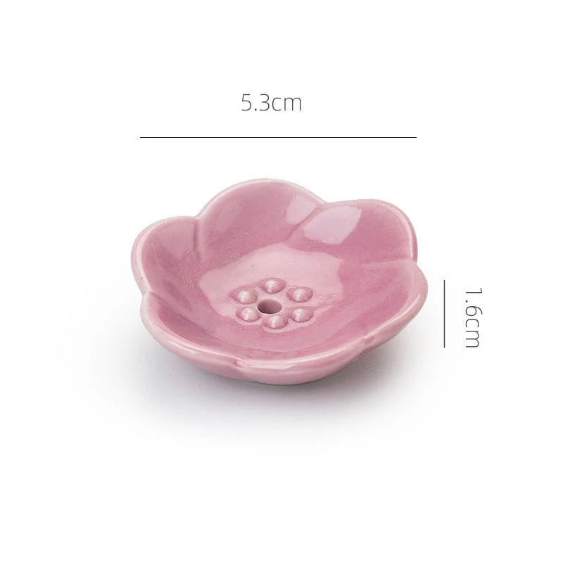 Modular Ceramic Incense Holder Set - Handmade Mini Incense Stand, Ash Catcher | Gift for Meditation, Zen Desk & Tea Ceremony | Zenith Censer