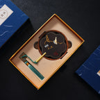 Portable Black Sandalwood Incense Burner Gift Set | New Chinese Zen Style for Travel, Meditation & Business | Zenith Censer