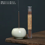 Ash Glaze ‘Hundred Blessings’ Jar Incense Burner | Ceramic Stick Incense Holder & Altar Piece | Multi-Color Sets | Zenith Censer