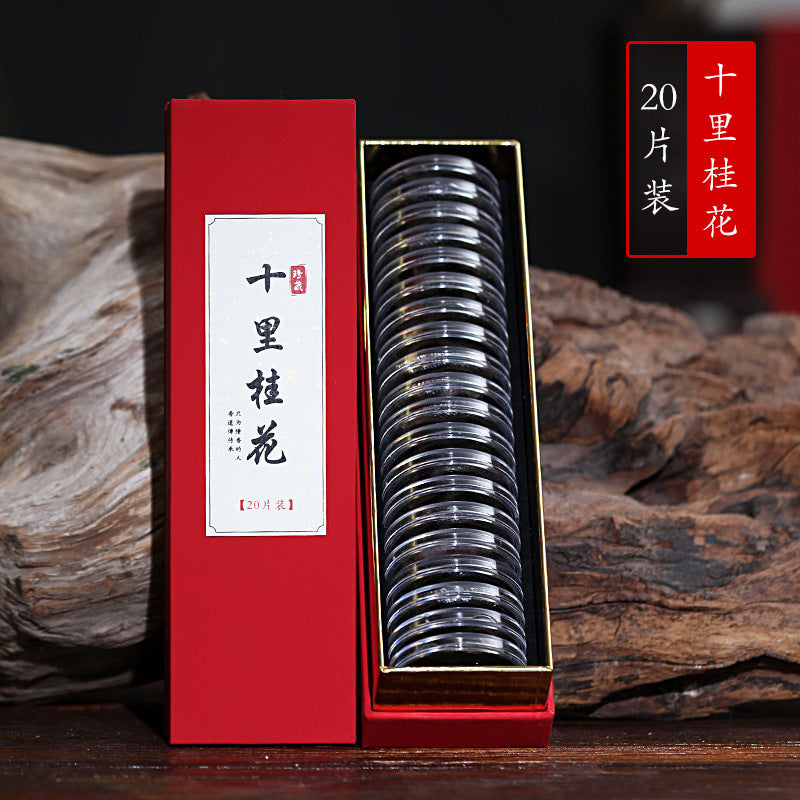 Zenith Censer | Ancient Fragrance Collection — Natural No-Adhesive Large Xiangyun Incense Coils | 20-Piece Gift Box Available | for Meditation, Mindfulness & Space Cleansing