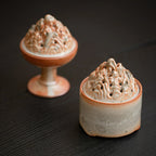 Handmade Ceramic Bosan Incense Burner - Zenith Censer Shino Ware Style Tall/Short Stool Censer | Chinese Meditation Incense Tool for Agarwood, Sandalwood & Coil Incense