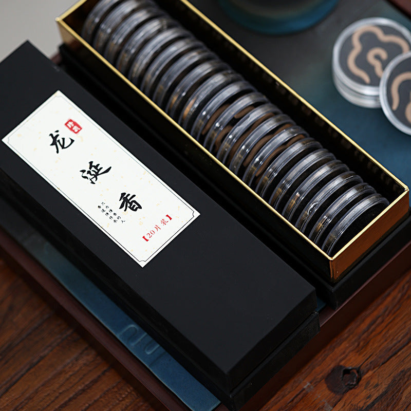 Zenith Censer | Ancient Fragrance Collection — Natural No-Adhesive Large Xiangyun Incense Coils | 20-Piece Gift Box Available | for Meditation, Mindfulness & Space Cleansing