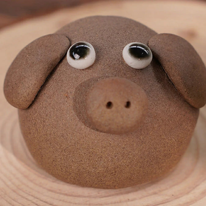 Hand-Carved Ceramic Animal Incense Holders & Tea Pets | Zen Meditation Desk Decor, Spiritual Gift | Zenith Censer