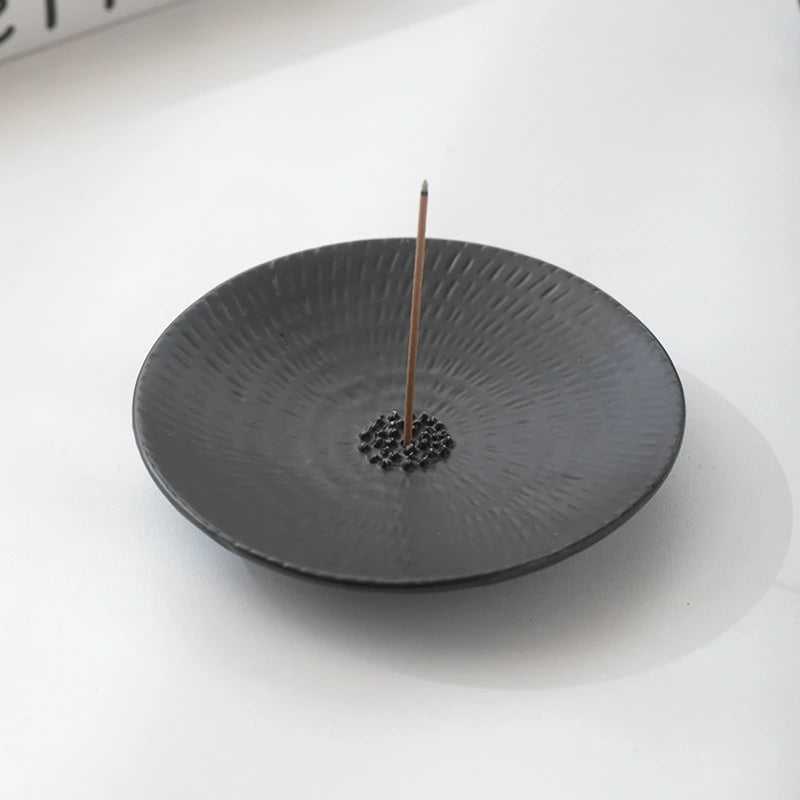 Modular Ceramic Incense Holder Set - Handmade Mini Incense Stand, Ash Catcher | Gift for Meditation, Zen Desk & Tea Ceremony | Zenith Censer