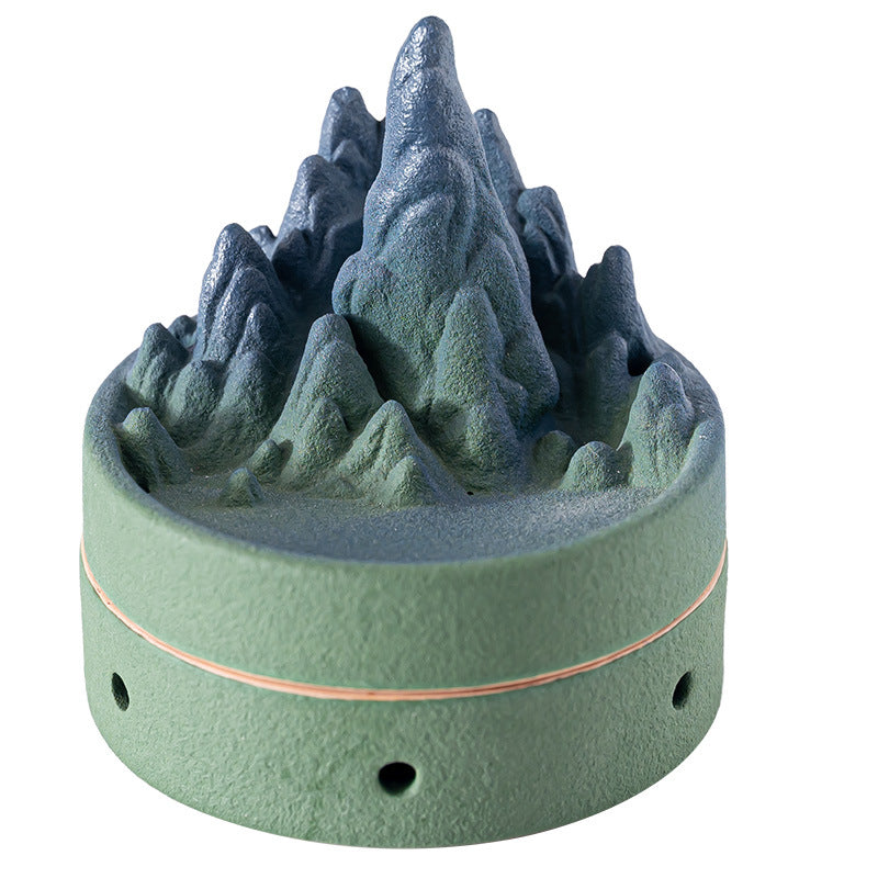 Handmade Ceramic ‘Thousand Miles’ Incense Burner | 3-in-1 Reversing/Coil/Stick Altar Piece | Zen Meditation & Home Decor