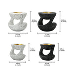 Modern Handheld Resin Hanging Censer | Minimalist Incense Burner for Meditation & Home Altar | Zenith Censer