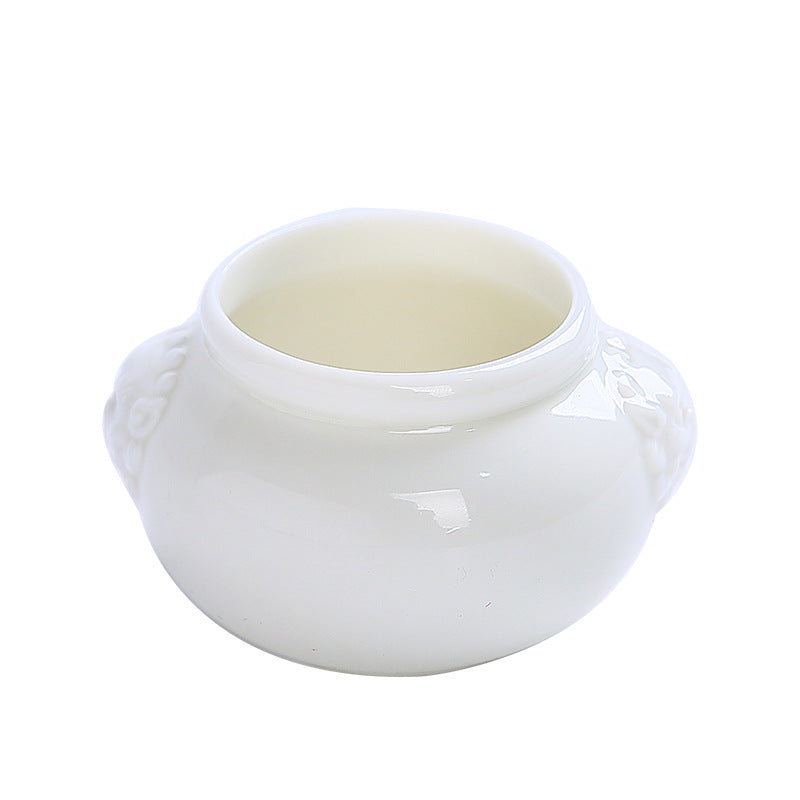 Ash Glaze ‘Hundred Blessings’ Jar Incense Burner | Ceramic Stick Incense Holder & Altar Piece | Multi-Color Sets | Zenith Censer