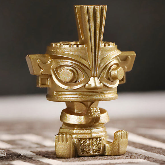 Sanxingdui Bronze Figure Incense Burner | Ancestral-Inspired Standing Incense Holder with Premium Incense | Zenith Censer