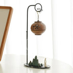 Chinese Reverse-Flow Incense Burner Set | Waterfall Smoke Ceremony with Auspicious Designs | Includes Cones | Zenith Censer