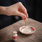 Double Happiness Ceramic Incense Holder Series | ‘Joyful Moments’ Altar Pieces for Home Entryway | Zenith Censer