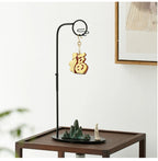 Chinese Reverse-Flow Incense Burner Set | Waterfall Smoke Ceremony with Auspicious Designs | Includes Cones | Zenith Censer