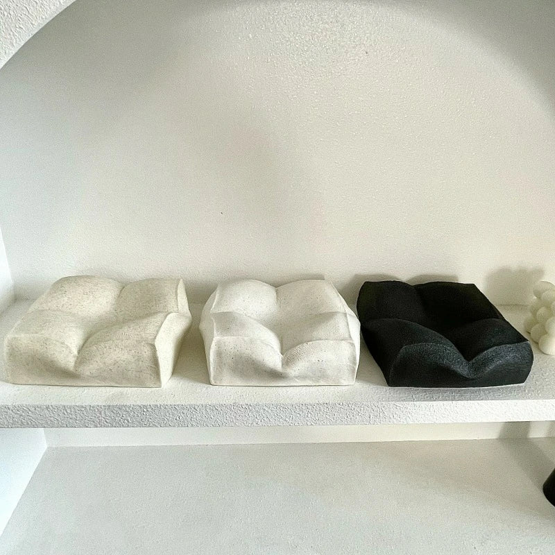 Handmade Wabi-Sabi Ceramic Incense Holder & Tray | Zen Meditation, Tea Room & Jewelry Dish | Zenith Censer