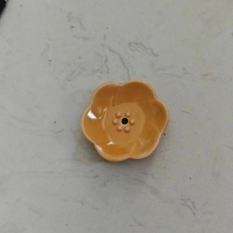 Modular Ceramic Incense Holder Set - Handmade Mini Incense Stand, Ash Catcher | Gift for Meditation, Zen Desk & Tea Ceremony | Zenith Censer