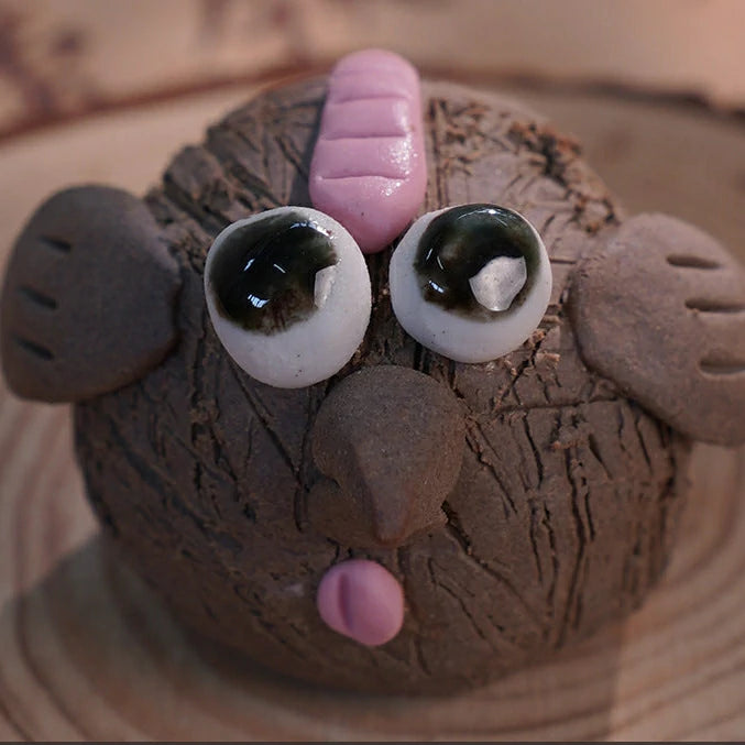 Hand-Carved Ceramic Animal Incense Holders & Tea Pets | Zen Meditation Desk Decor, Spiritual Gift | Zenith Censer