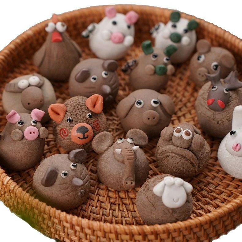 Hand-Carved Ceramic Animal Incense Holders & Tea Pets | Zen Meditation Desk Decor, Spiritual Gift | Zenith Censer