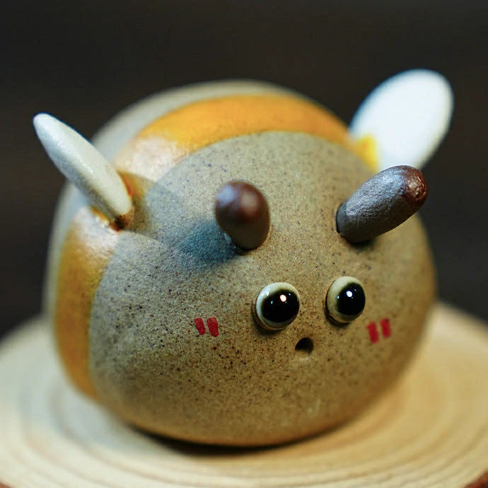 Hand-Carved Ceramic Animal Incense Holders & Tea Pets | Zen Meditation Desk Decor, Spiritual Gift | Zenith Censer