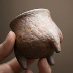 Aged Clay Tripod Incense Burner, Small | Vintage Incense Holder for Tea Ceremony & Meditation | Hand-Finished Ceramic | Zenith Censer