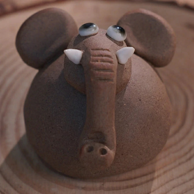 Hand-Carved Ceramic Animal Incense Holders & Tea Pets | Zen Meditation Desk Decor, Spiritual Gift | Zenith Censer