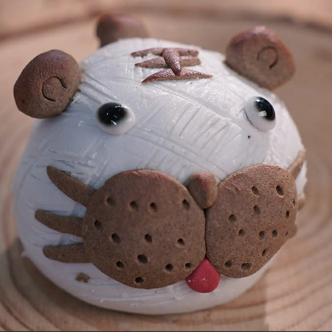 Hand-Carved Ceramic Animal Incense Holders & Tea Pets | Zen Meditation Desk Decor, Spiritual Gift | Zenith Censer