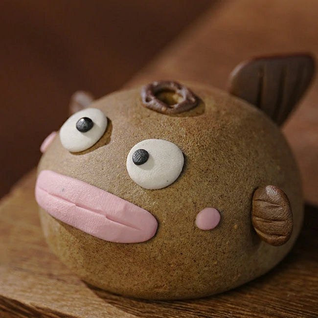 Hand-Carved Ceramic Animal Incense Holders & Tea Pets | Zen Meditation Desk Decor, Spiritual Gift | Zenith Censer