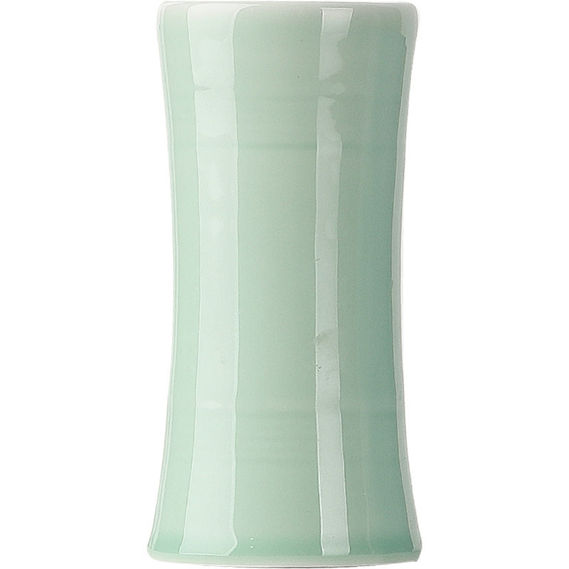 Electric Portable Incense Heater | Rechargeable Ceramic Warmer for Powder Incense | Celadon/White/Mustard Green | Zenith Censer