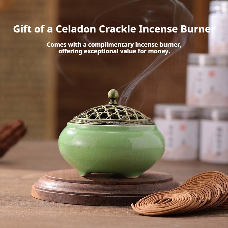 Artisan Coil Incense Set - 40 Coils | Sandalwood, Agarwood, Tibetan Incense | For Meditation & Altar | Zenith Censer