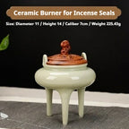 Complete Incense Ceremony Starter Set | Song Dynasty Style Tools & Ceramic Burner for Incense Seals | Zenith Censer