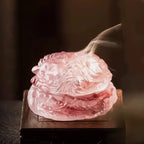 Nine-Tailed Fox Glass Incense Burner Set | Hand-blown Glass Censer for Sticks & Cones | Zenith Censer